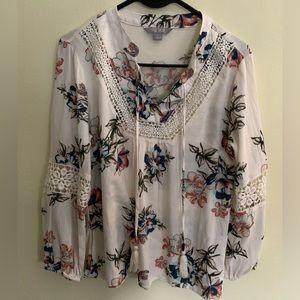 Peasant style blouse